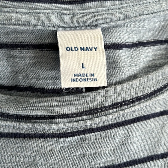 Old Navy Striped Cotton Sleeveless Maxi Dress - Picture 3 of 6